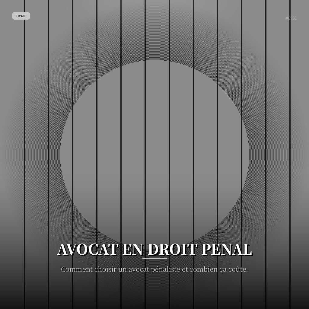 Avocat en Droit Penal